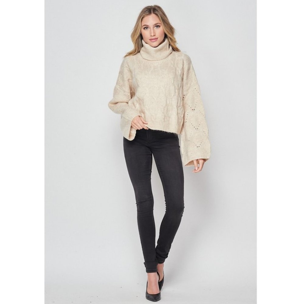 Oversized Roll Neck Sweater NWT - Picture 3 of 4